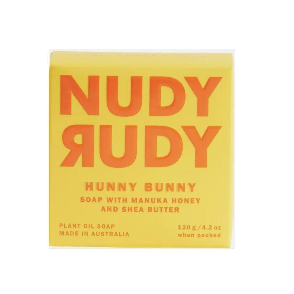 Nudy Rudy Hunny Bunny Bar Soap Bar Manuka Honey and Shea Butter 4.2oz